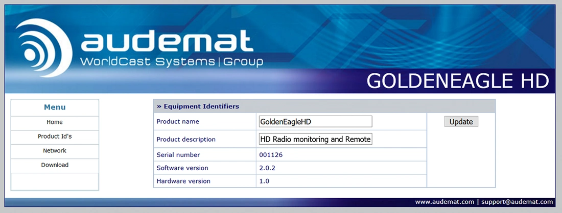 Details About Audemat Aztec Goldeneagle Hd V2 Radio Am Fm Broadcast Monitor Worldcast Systems