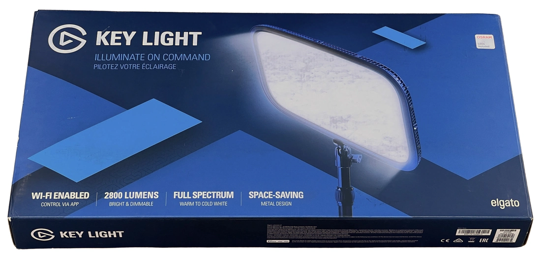 【早い者勝ち】Elgato KEY LIGHT 2800ルーメン Wi-Fi対応 Amazon.com: Elgato Key Light - Professional 2800 lumens